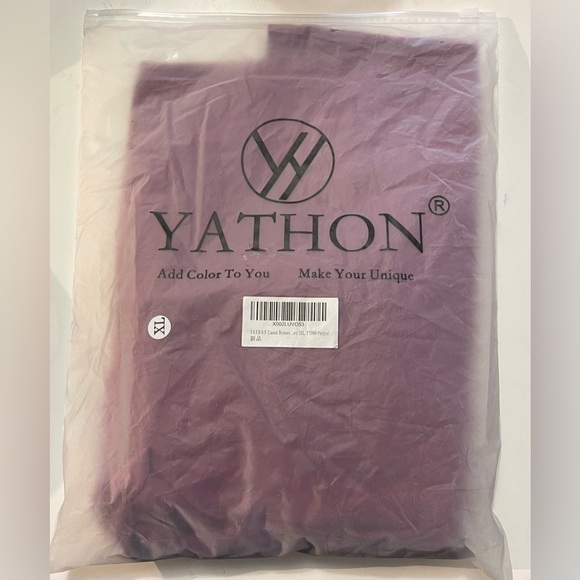 NWT A-Line Sleeveless Cotton Dress Spaghetti Strap Sundresses Pockets XL Purple - Picture 7 of 8